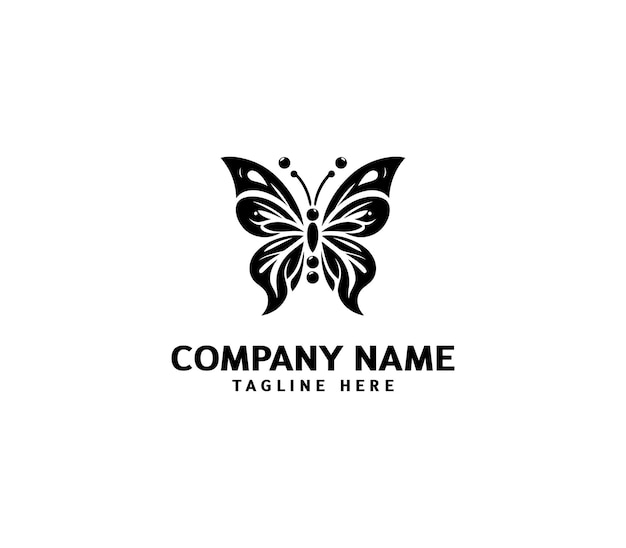 Diseño de logotipo de mariposa vectorial Símbolo de mariposa Símbolo creativo Abstracto Diseño de logotipo de mariposa