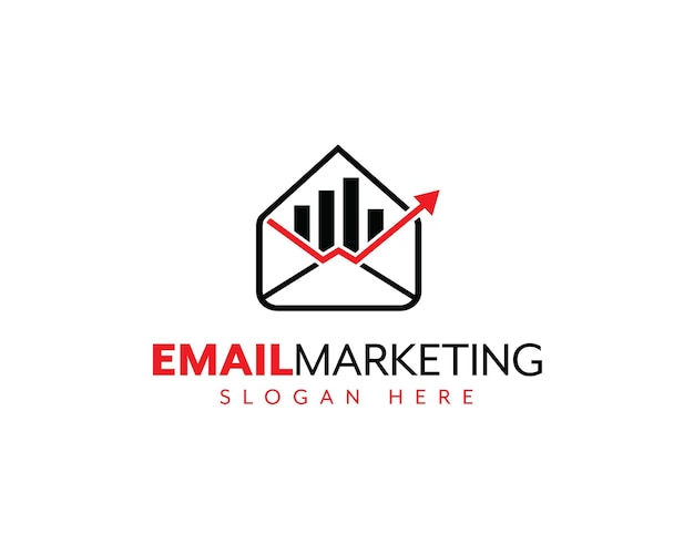 Diseño de logotipo de marketing de sobres de correo electrónico