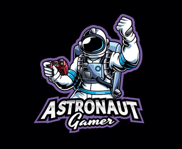 Diseño de logotipo de mascota de Astro Gaming