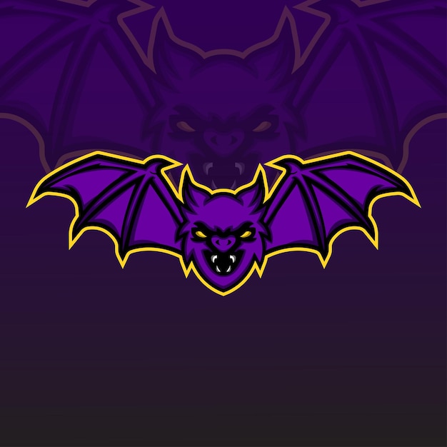 Diseño de logotipo de mascota de esport de Angry Bat