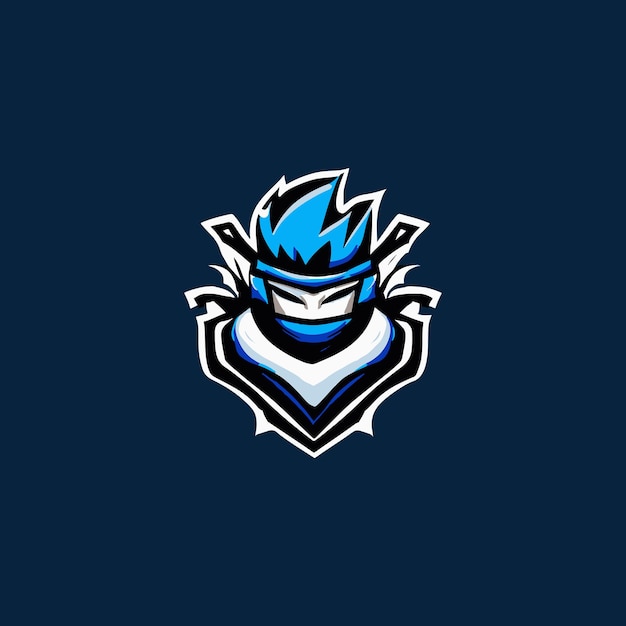 Diseño de logotipo de mascota ninja