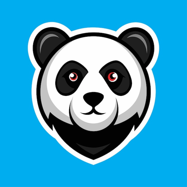 Diseño del logotipo de la mascota panda