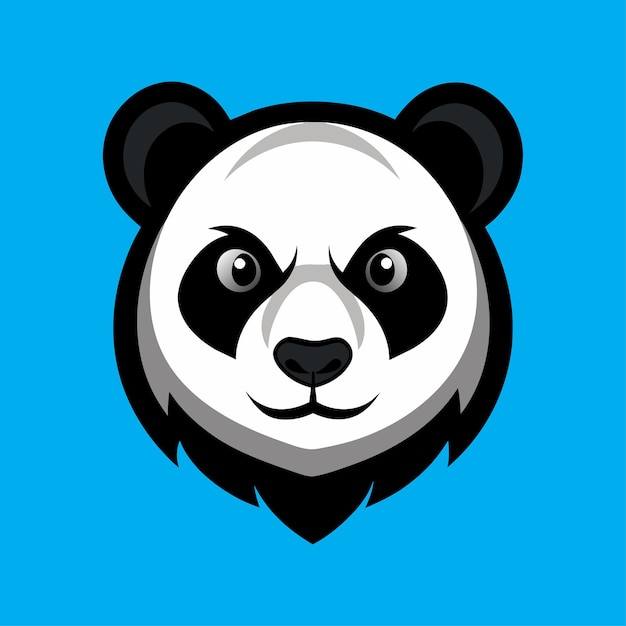 Diseño del logotipo de la mascota panda