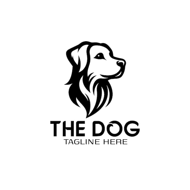 diseño de logotipo de mascota perro