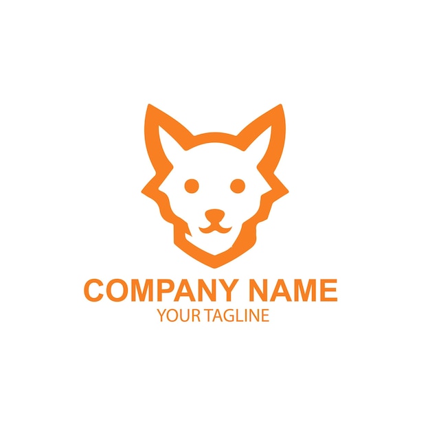 diseño de logotipo de mascotas vectorial