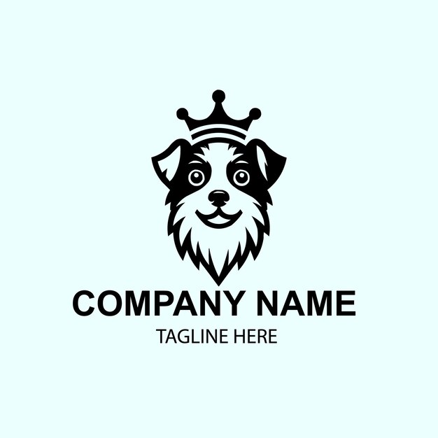 diseño de logotipo de mascotas vectorial