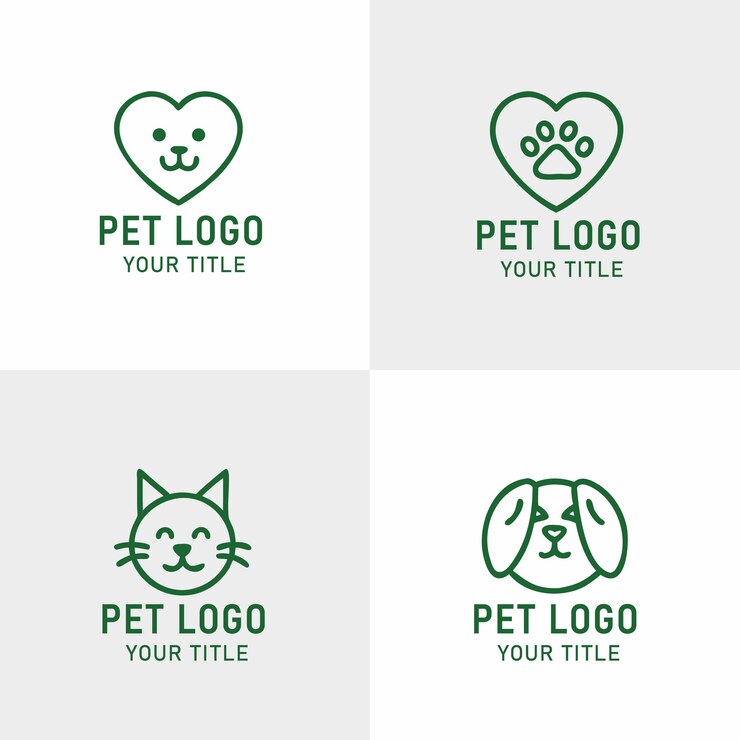 Diseño del logotipo de las mascotas