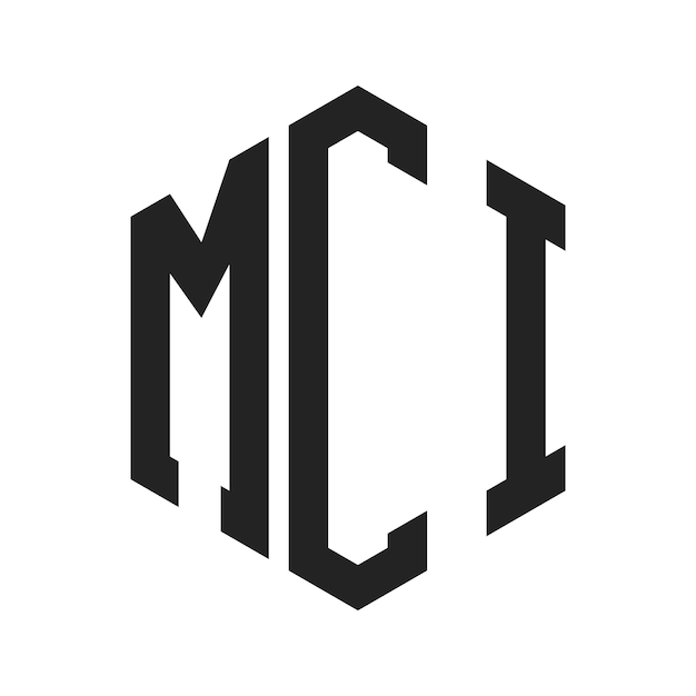 Diseño del logotipo de MCI Letra inicial MCI Monograma Logotipo con forma de hexágono