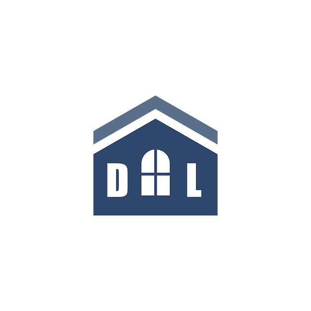 Diseño de logotipo de mejoras para el hogar moderno con icono de techo