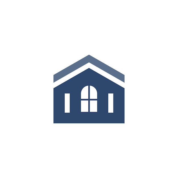 Diseño de logotipo de mejoras para el hogar moderno con icono de techo
