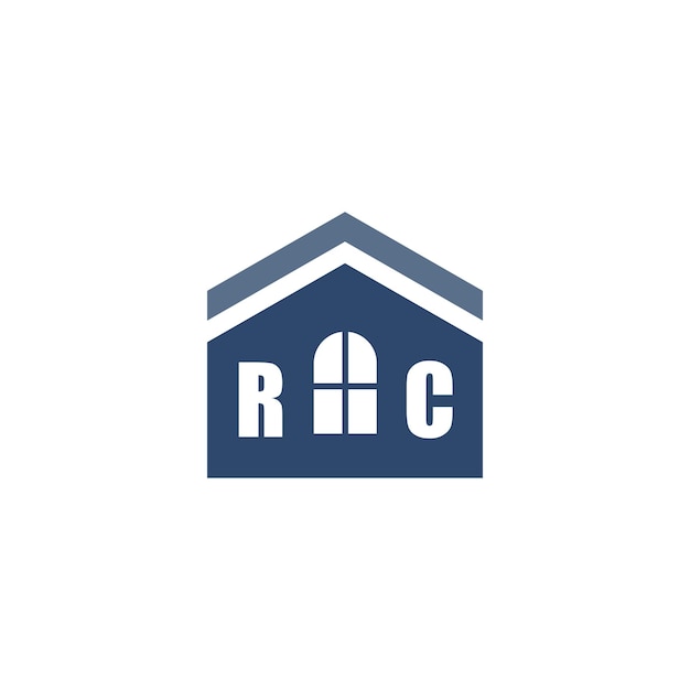 Diseño de logotipo de mejoras para el hogar moderno con icono de techo