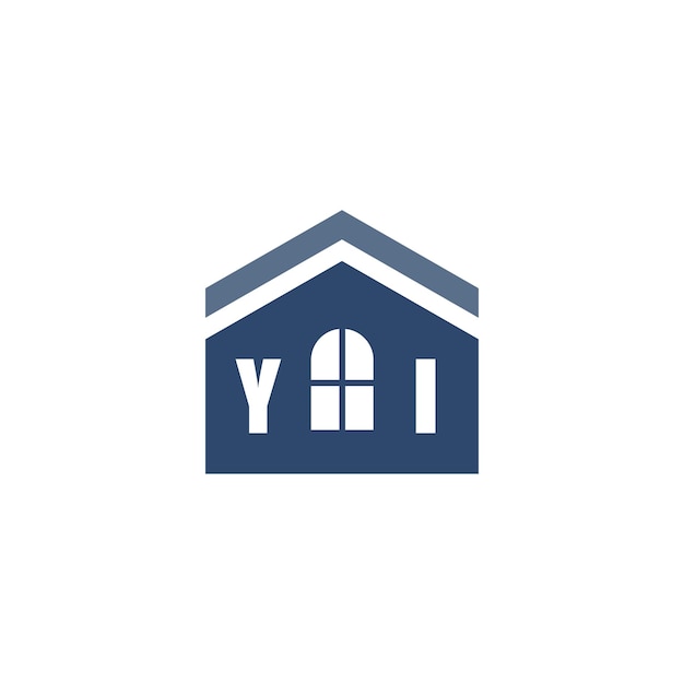 Diseño de logotipo de mejoras para el hogar moderno con icono de techo