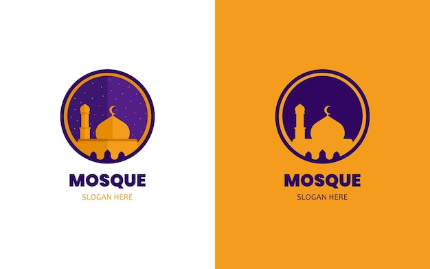 Diseño de logotipo de mezquita