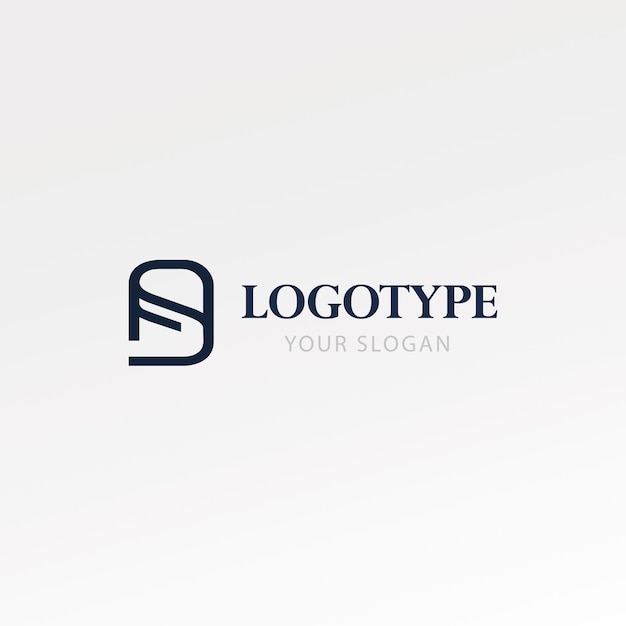 Diseño del logotipo de Minimalist Initiais AS SA