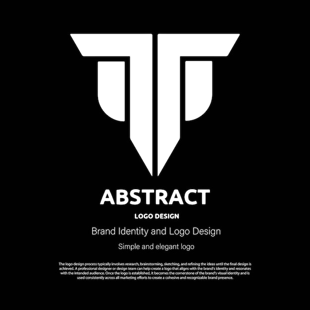 diseño de logotipo minimalista abstracto para una marca o empresa