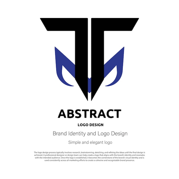 diseño de logotipo minimalista abstracto para una marca o empresa