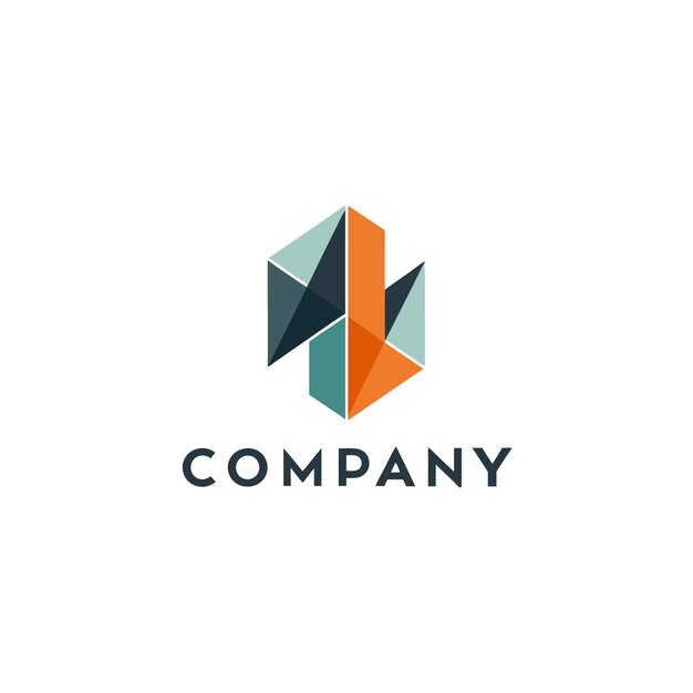 Diseño de logotipo minimalista para cualquier empresa de negocios de marca corporativa