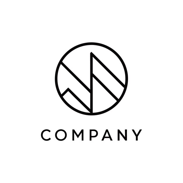 Diseño de logotipo minimalista para cualquier empresa de negocios de marca corporativa