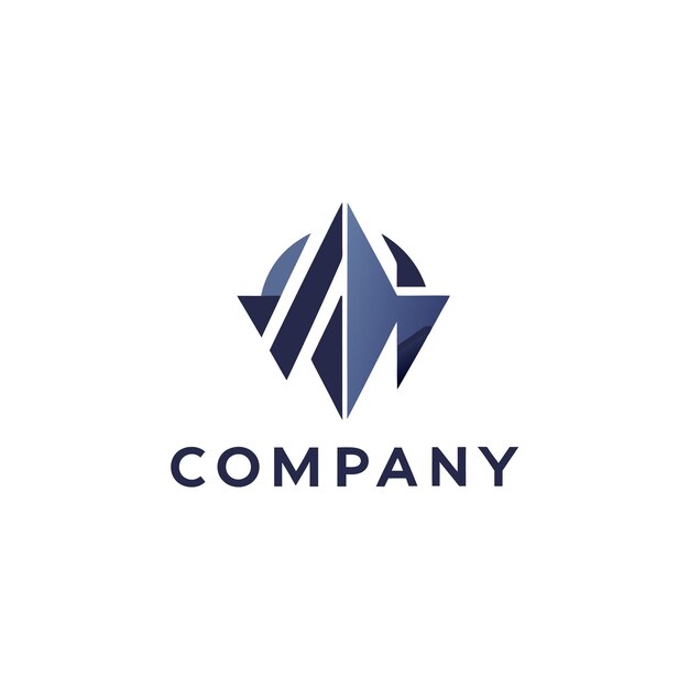 Diseño de logotipo minimalista para cualquier empresa de negocios de marca corporativa