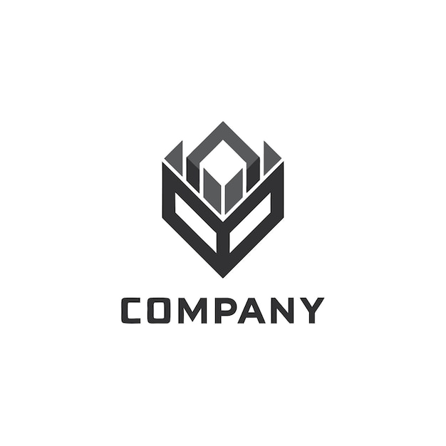 Diseño de logotipo minimalista para cualquier empresa de negocios de marca corporativa