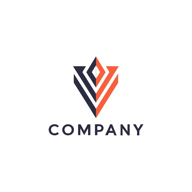 Diseño de logotipo minimalista para cualquier empresa de negocios de marca corporativa