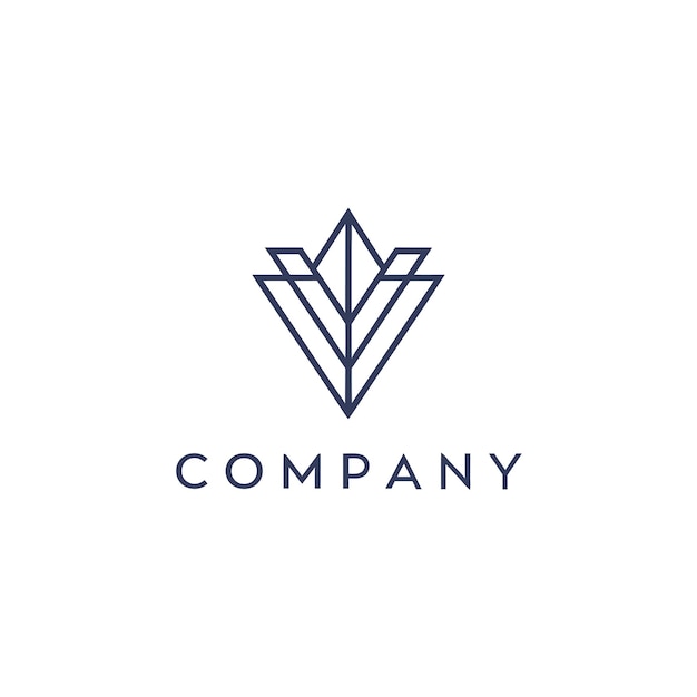 Diseño de logotipo minimalista para cualquier empresa de negocios de marca corporativa