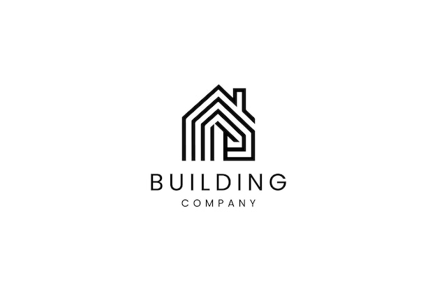Diseño de logotipo minimalista moderno para un negocio de una empresa de construcción