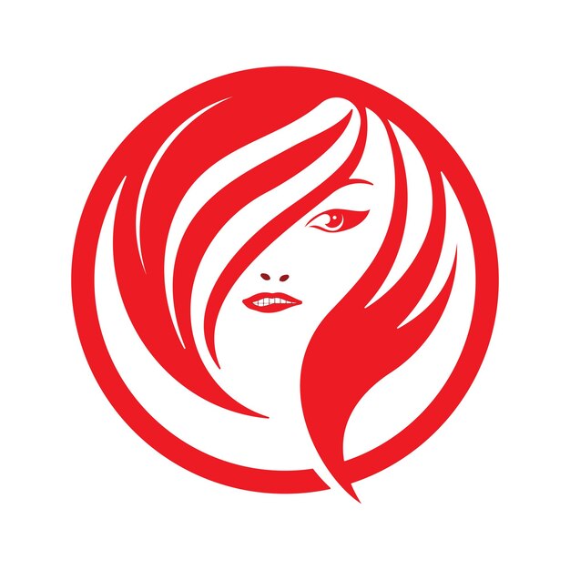 Diseño de logotipo minimalista para mujeres salón de belleza spa cabello