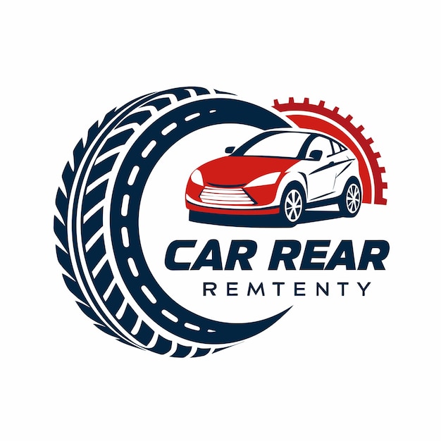 Diseño de logotipo minimalista con un patrón de pista de neumáticos para una empresa de reparación de automóviles Un diseño minimalista con bok choy como punto focal