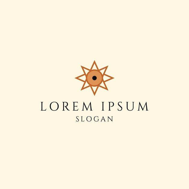 Diseño de logotipo minimalista con un símbolo limpio de la Estrella de David