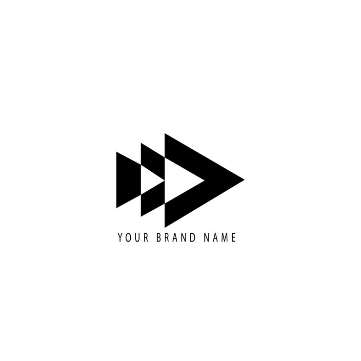 Vector diseño de logotipo minimalista simple