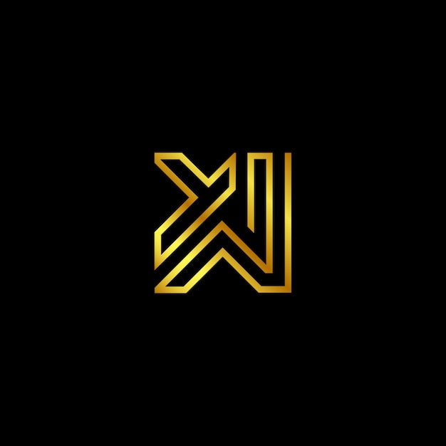 Diseño de logotipo minimalista de YN