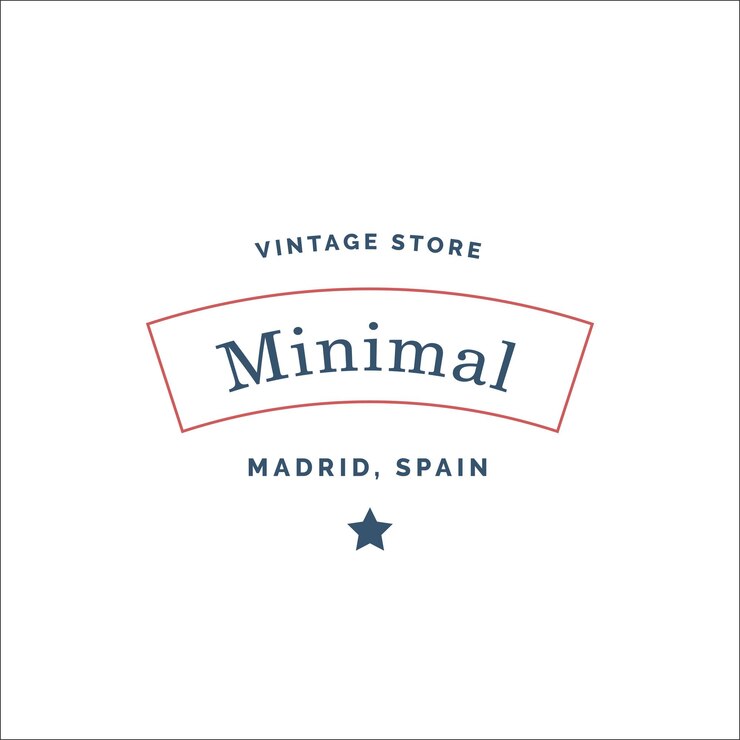 Vector diseño de logotipo mínimo y sencillo