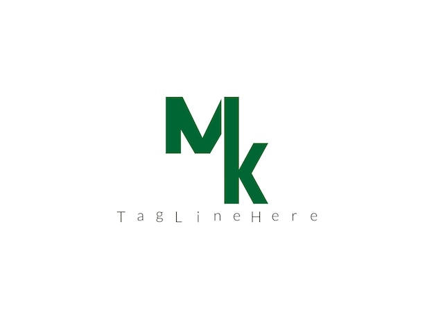 Diseño del logotipo de MK Creative Latter