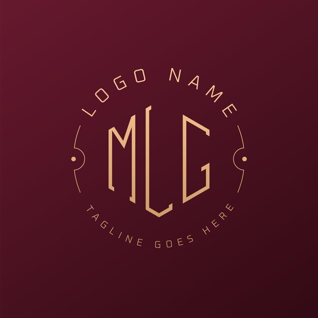 Diseño de logotipo de MLG de lujo Letra elegante MLG Monograma Logotipo minimalista Poligono plantilla de diseño de logotipo MLG