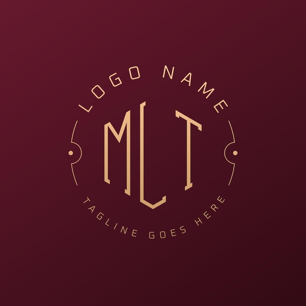 Diseño de logotipo de MLT de lujo Letra elegante MLT Monograma Logotipo minimalista Poligono plantilla de diseño de logotipo MLT