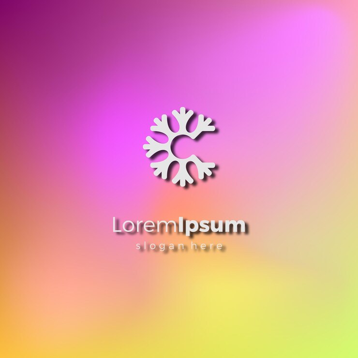 Vector diseño de logotipo mockups ilustración vectorial del logotipo de la compañía sin fondo