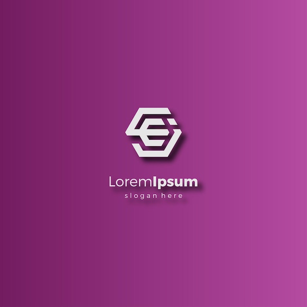 Diseño de logotipo Mockups ilustración vectorial del logotipo de la compañía sin fondo