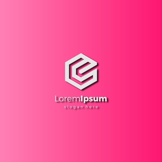 Diseño de logotipo Mockups ilustración vectorial del logotipo de la compañía sin fondo