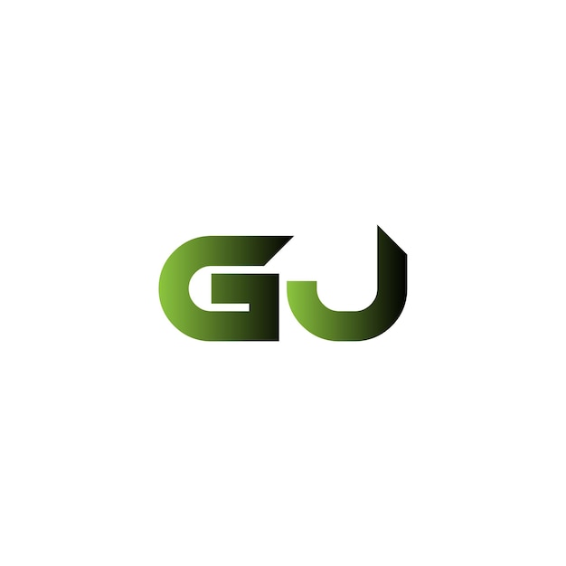 diseño de logotipo moderno gj