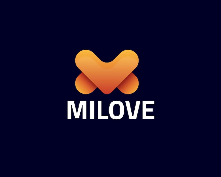 Vector diseño de logotipo moderno de letra m