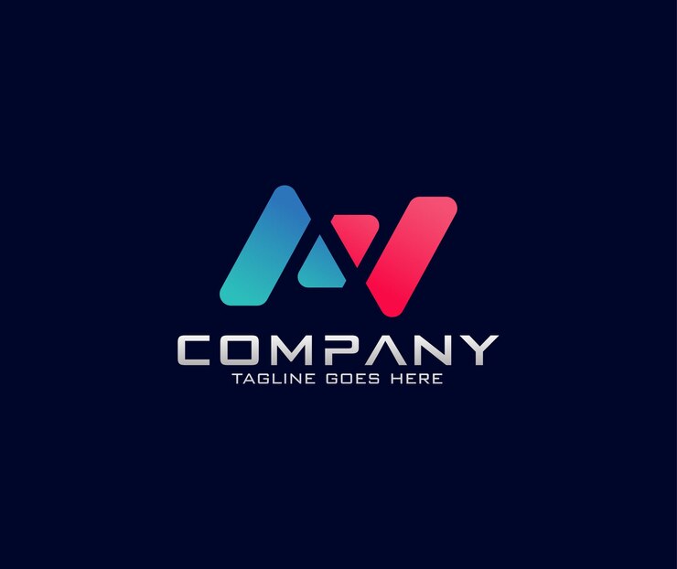 Vector diseño de logotipo moderno letra n