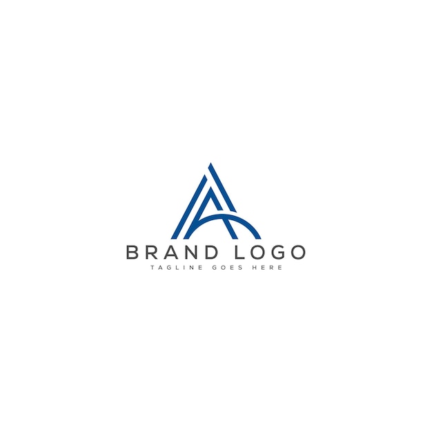 Diseño de logotipo moderno letra a