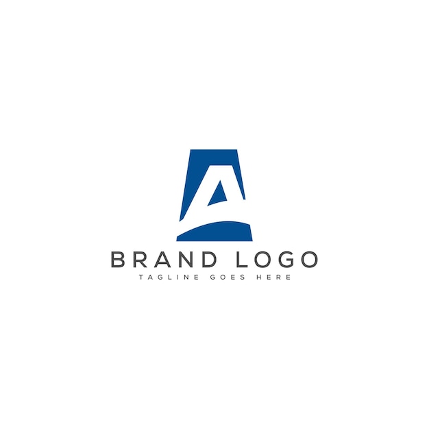 Diseño de logotipo moderno letra a