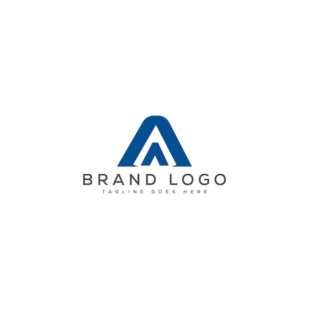 Diseño de logotipo moderno letra a