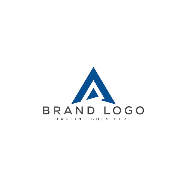Diseño de logotipo moderno letra a