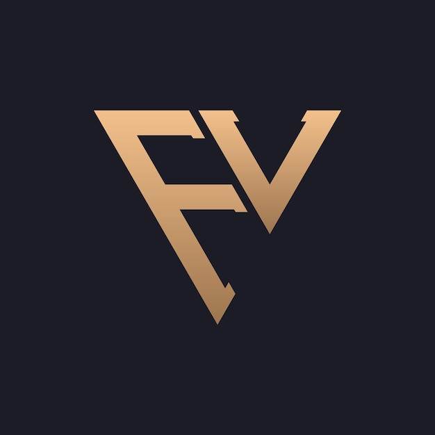 Diseño de logotipo Moderno Minimal Elegante y lujoso Logotipo FL Triángulo elegante Monograma Letra FL Diseño del logotipo FL para la identidad empresarial corporativa de la marca