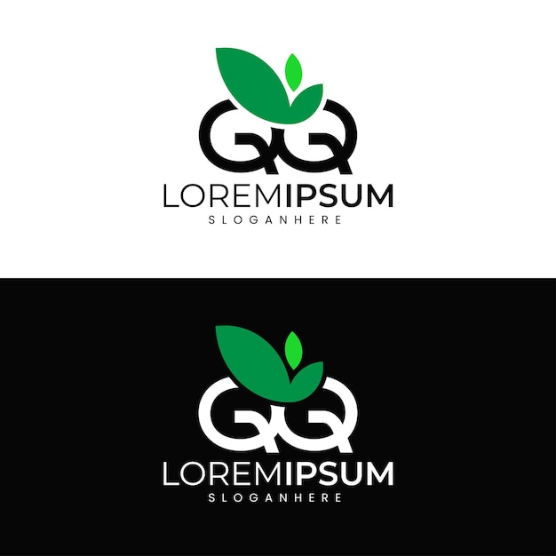 Diseño del logotipo moderno y minimalista de Qq Agro