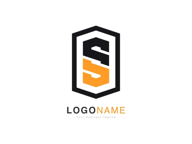 Vector diseño de logotipo moderno s os y so letra inicial