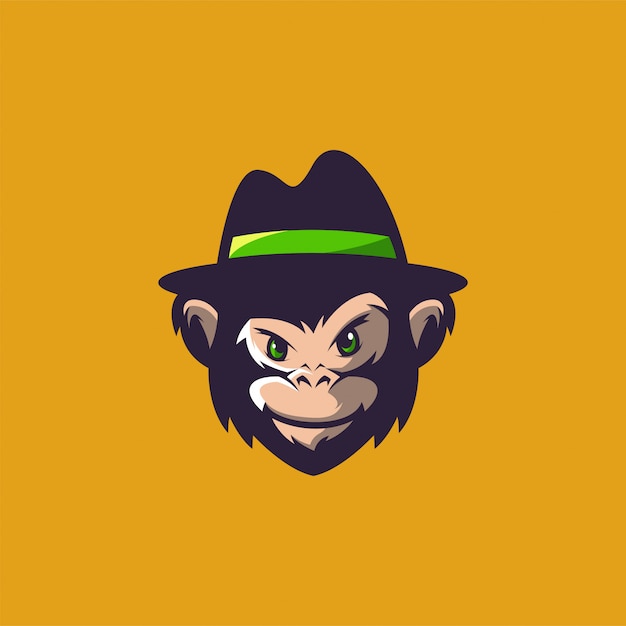 Diseño de logotipo de mono